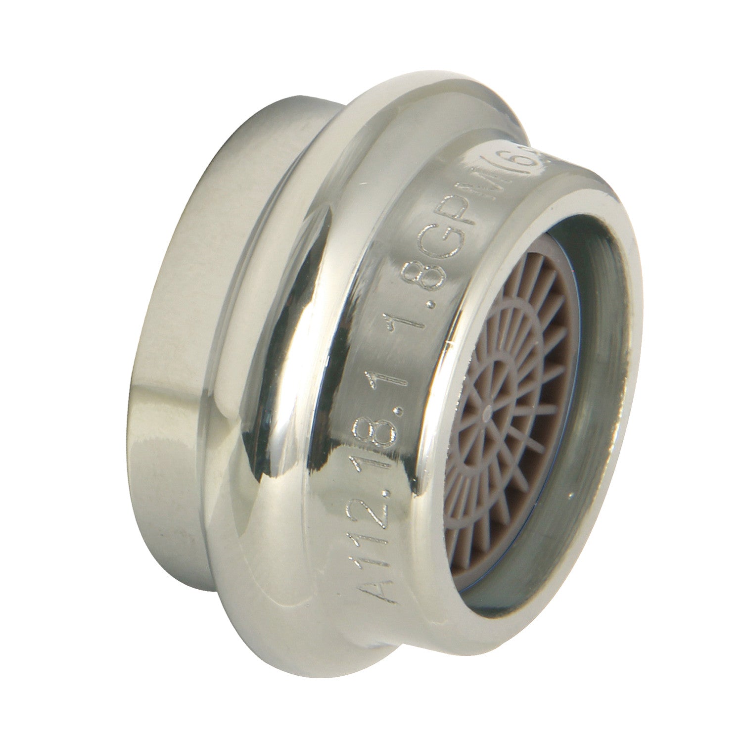 Cal Green Z18KBSA1606 1.8 GPM Water-Saving Female Aerator in Polished Nickel - Perfect for Kitchen & Bathroom Faucets, Sinks, and Conservation