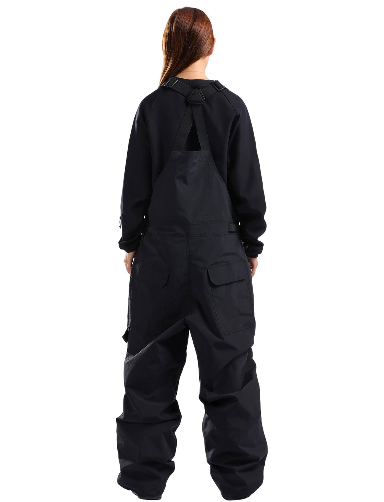 GSOU SNOW Women's Waterproof Insulated Ski Pants - Winter Snowboard Bib Overalls with Windproof & Warm Technology for Skiing, Snowboarding & Outdoor Activities