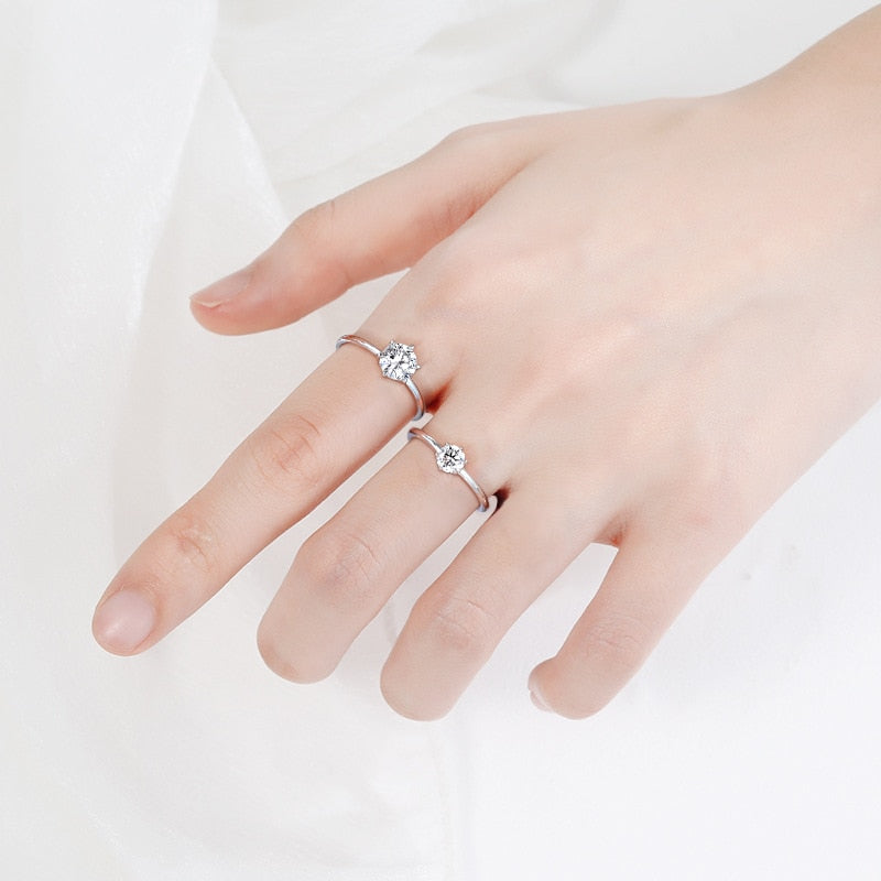 Exquisite Women's Diamond & Moissanite Rings – Elegant Wedding, Engagement & Anniversary Jewelry for Her