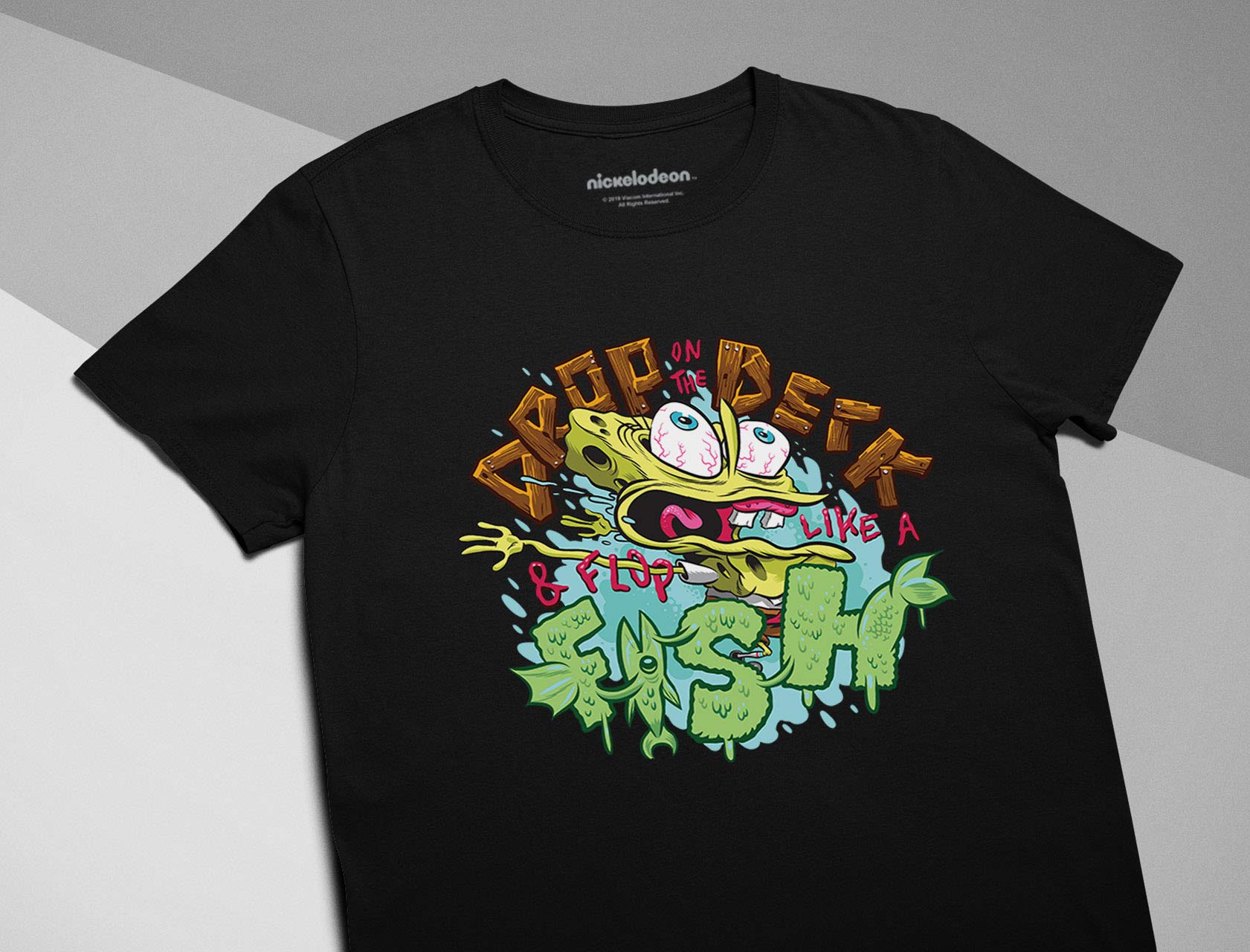 SpongeBob SquarePants T-Shirt for Kids & Adults - Nickelodeon Cartoon Character Graphic Tee - Perfect for Birthday Gifts, Cosplay & Casual Wear