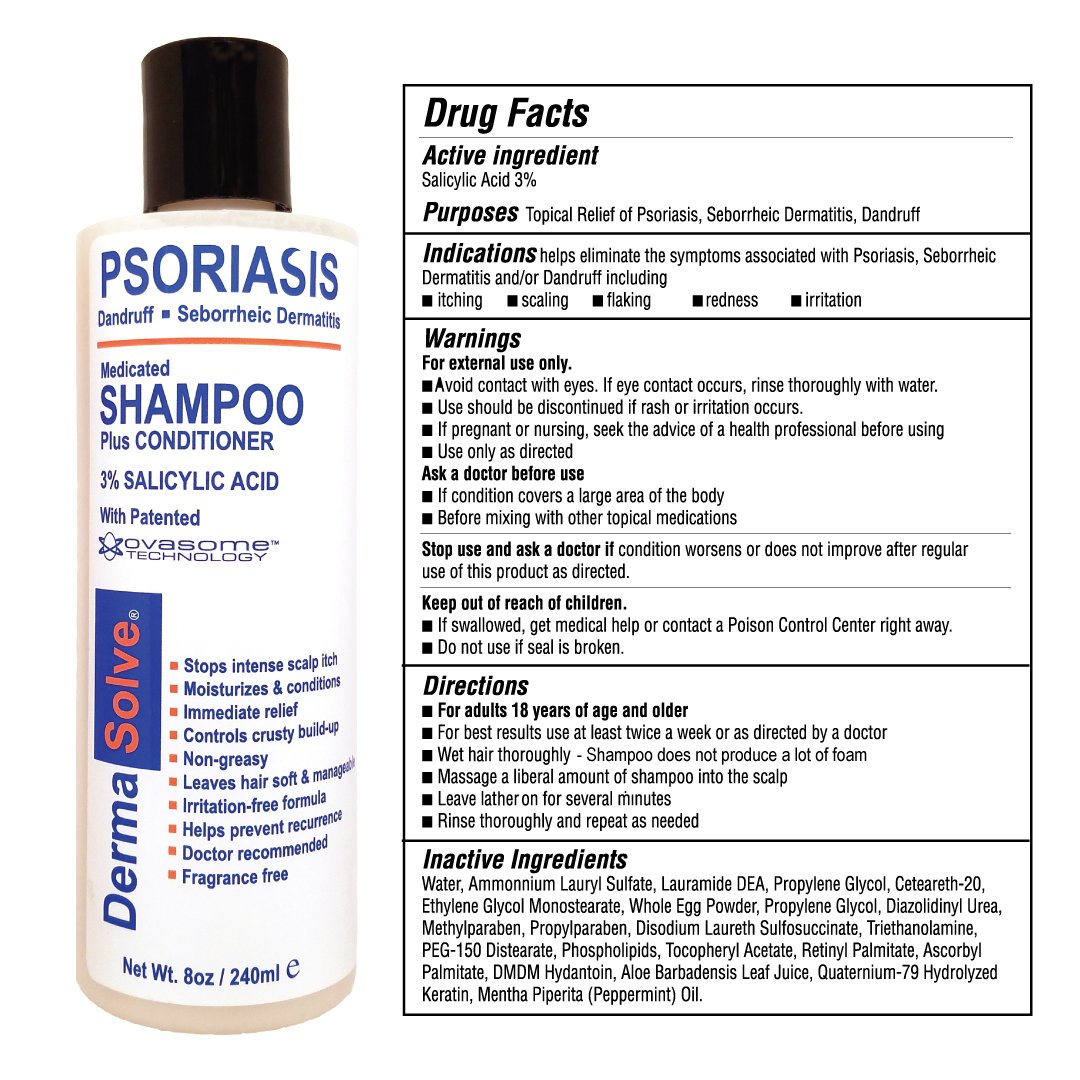 Dermasolve Psoriasis Treatment Kit for Body & Scalp - Complete Relief for Dry, Itchy Skin & Scalp Care - Ideal for Daily Use at Home or Travel