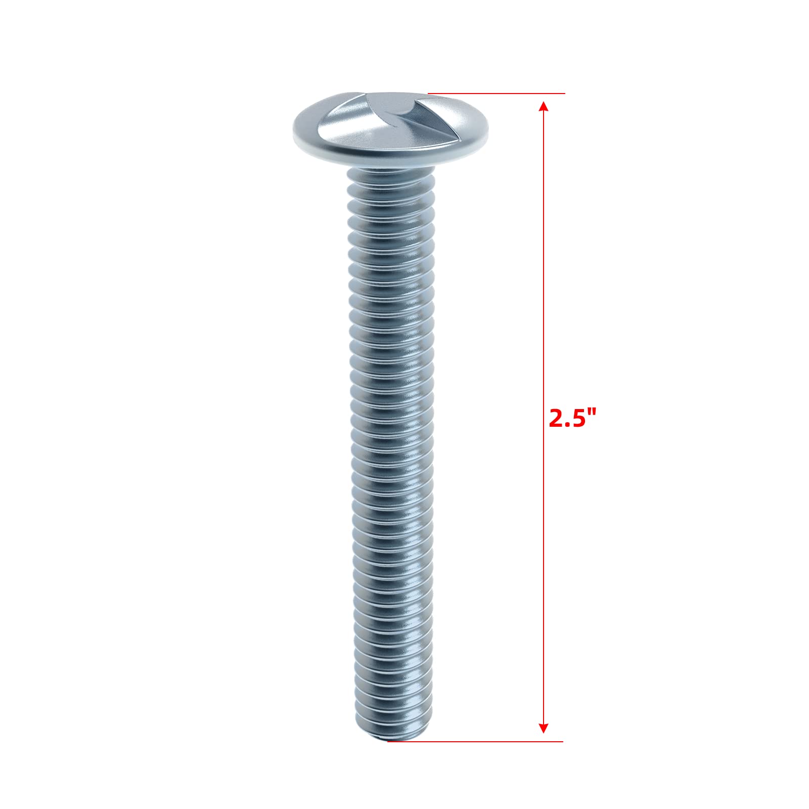 4 PCS Anti-Theft Sign Mounting Hardware Kit for U Channel Post - Includes Attachment Bolts & Nuts (2.5