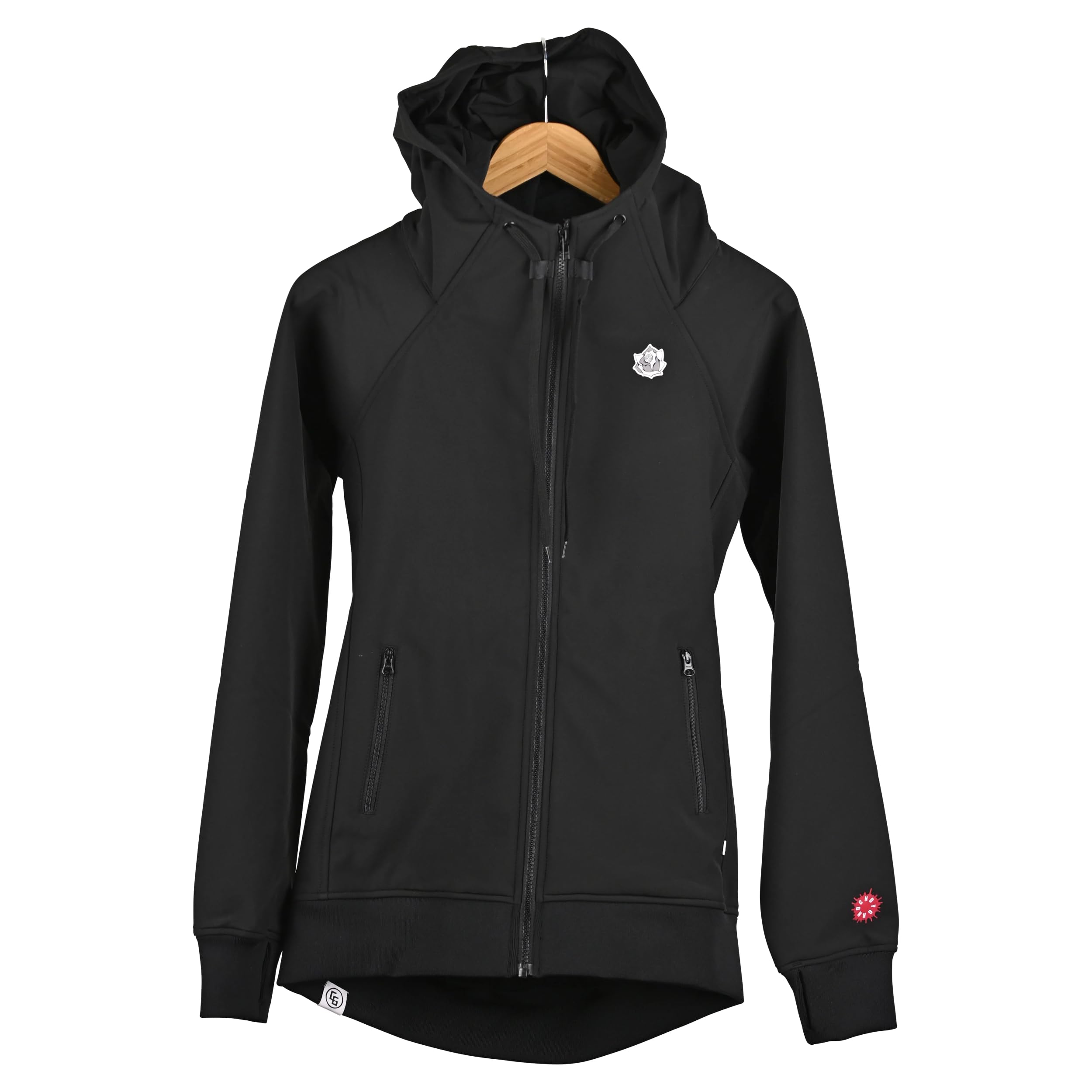 Women's Lightweight Tech Zip Hoodie - Breathable & Comfortable Fleece Jacket for Running, Hiking & Outdoor Activities