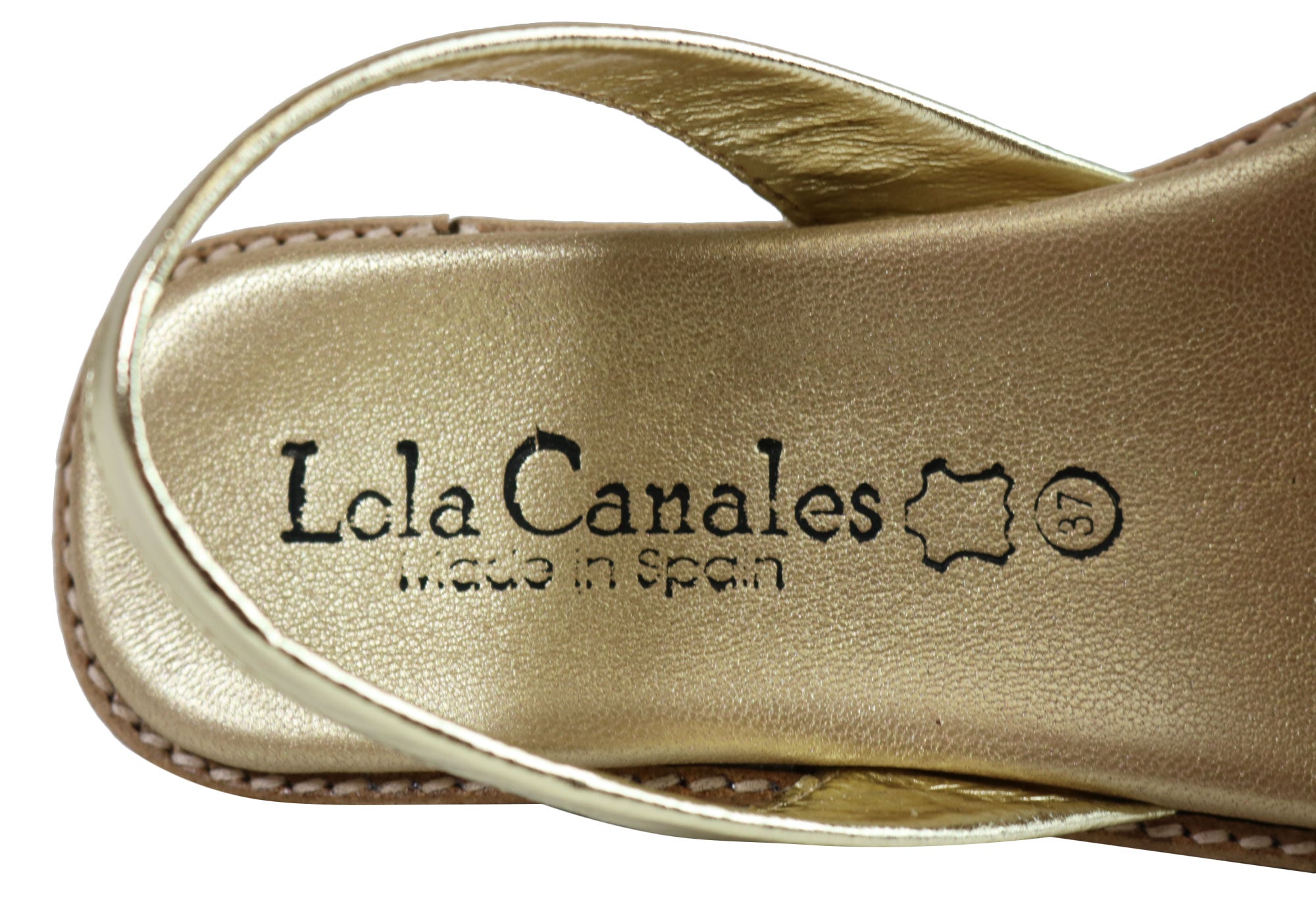 Lola Canales Melody Women's Comfortable Leather Sandals - Handmade in Spain - Perfect for Summer, Beach & Casual Outings