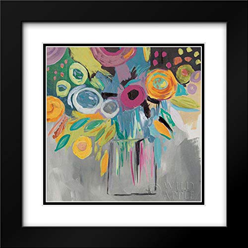 Black Modern Wood Frame with Double Matting