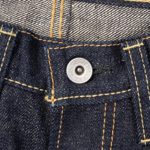 IH 555S 18oz Vintage Selvedge Denim Super Slim Cut Jeans for Men - Indigo Raw Denim, High-Quality Japanese Selvedge, Skinny Fit - Perfect for Casual Wear, Street Style & Vintage Fashion