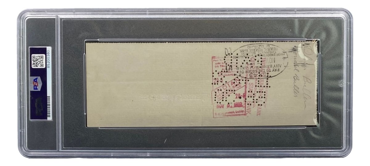 Authentic Orville Wright Signed Bank Check - PSA/DNA Certified 85200380 - Rare Aviation Memorabilia for Collectors & History Enthusiasts