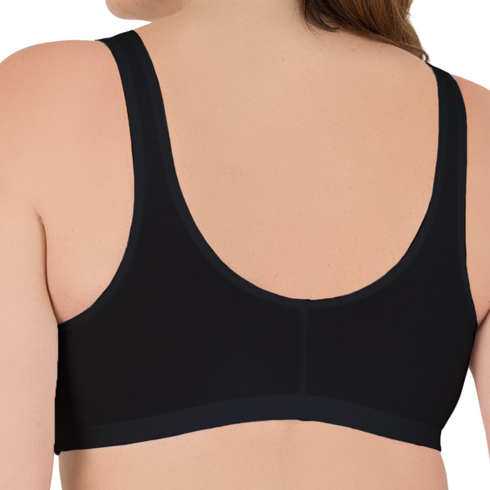 Bestform Women's Front Close Sports Bra - High Support Workout Bra for Running, Yoga & Gym - Comfortable Wireless Activewear for Women