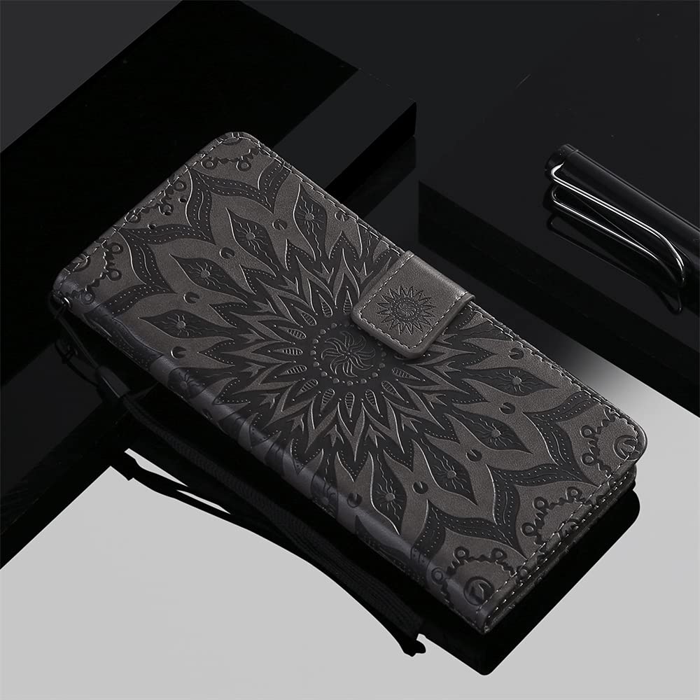 Premium PU Leather Magnetic Wallet Phone Case for iPhone 13 (6.1