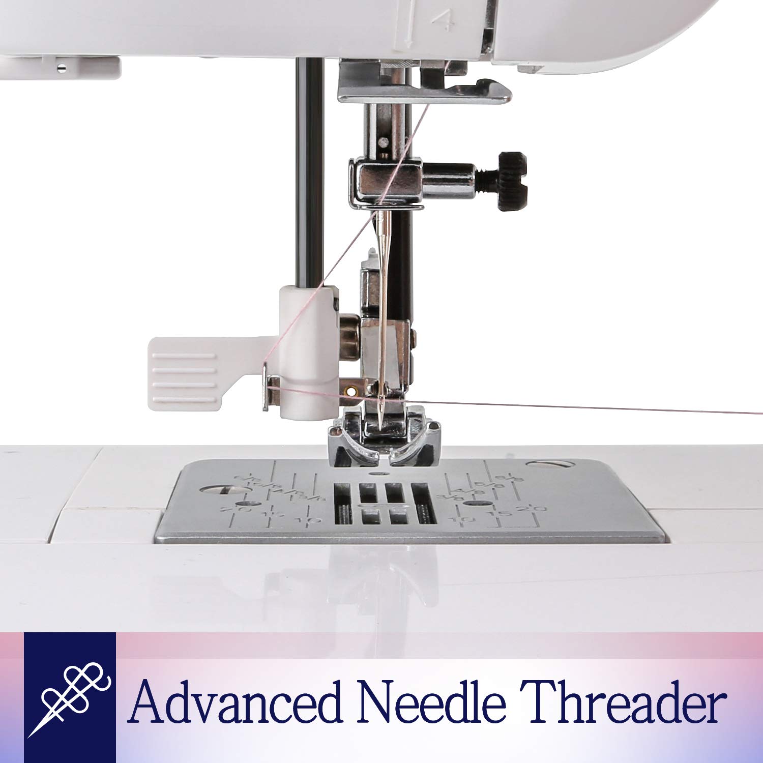 UTEN Computerized Digital Sewing Machine with 60 Built-in Stitches & Embroidery Quilting Function - Model 2200 for Beginners | Perfect for Home DIY Projects, Dressmaking, and Crafting