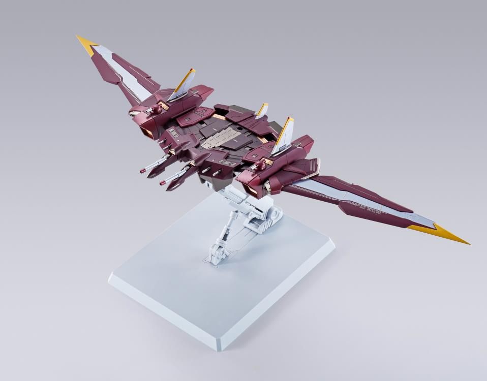 Bandai Metal Build Gundam SEED Justice Gundam Action Figure - High-Quality Collectible Model Kit for Anime Fans & Gundam Enthusiasts - Perfect for Display, Collection, and Role-Playing Battles