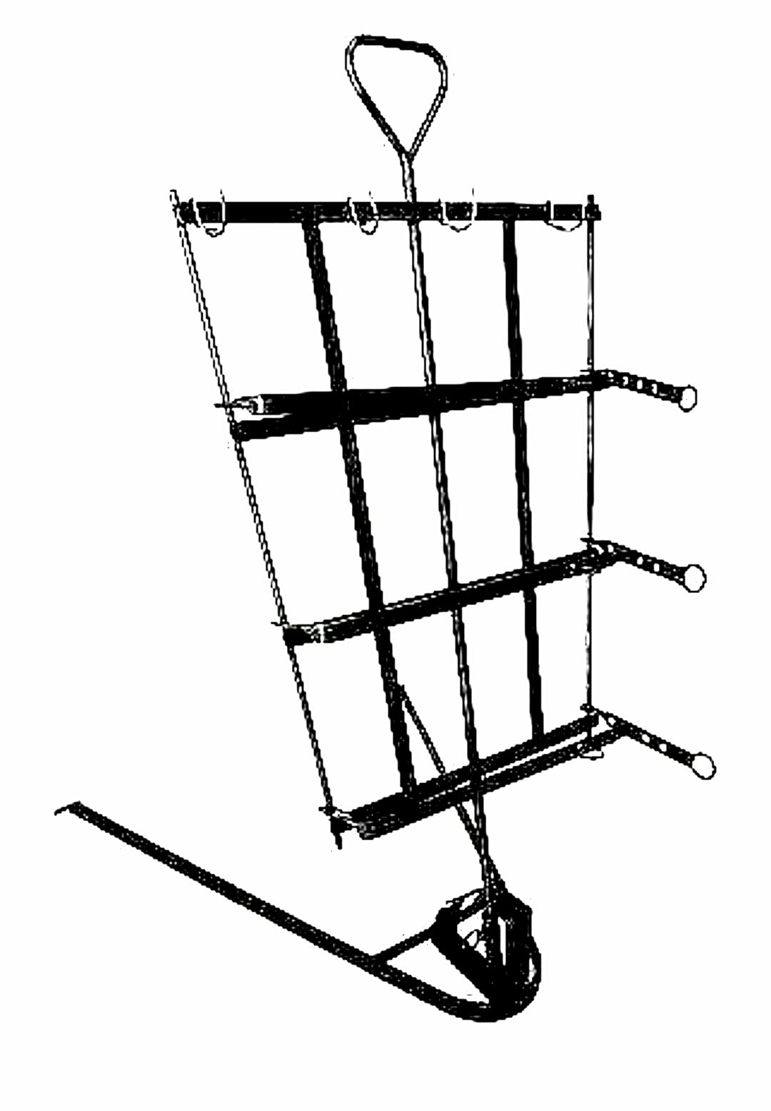 Premium Argentina Grill - Asador Cruz de Hierro Iron BBQ Grill for Outdoor Cooking | Medium Size | Perfect for Backyard, Camping & Patio Parties