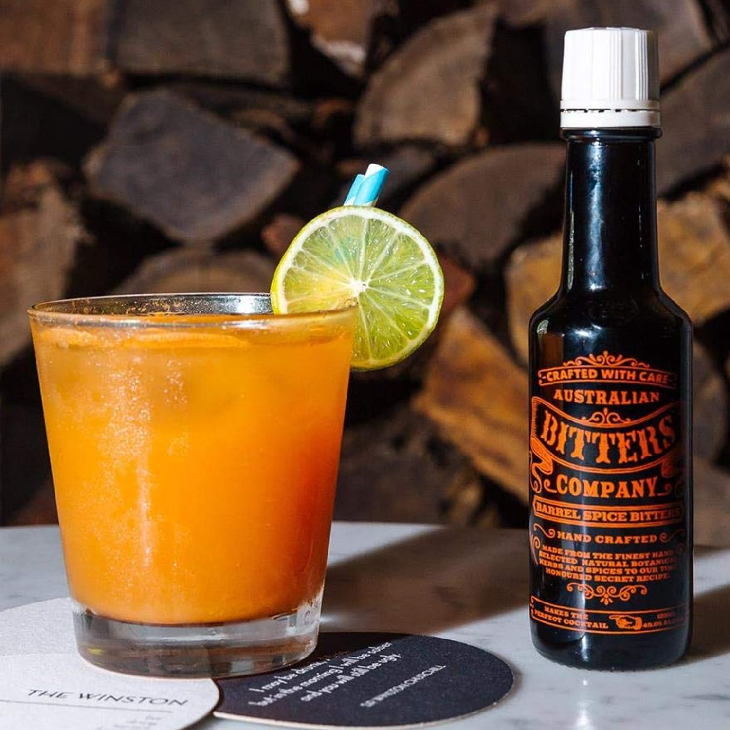 **Australian Bitters Company Aromatic Bitters – 8oz Bottle for Classic Cocktails & Mixed Drinks | Enhance Old Fashioned, Manhattan & More**