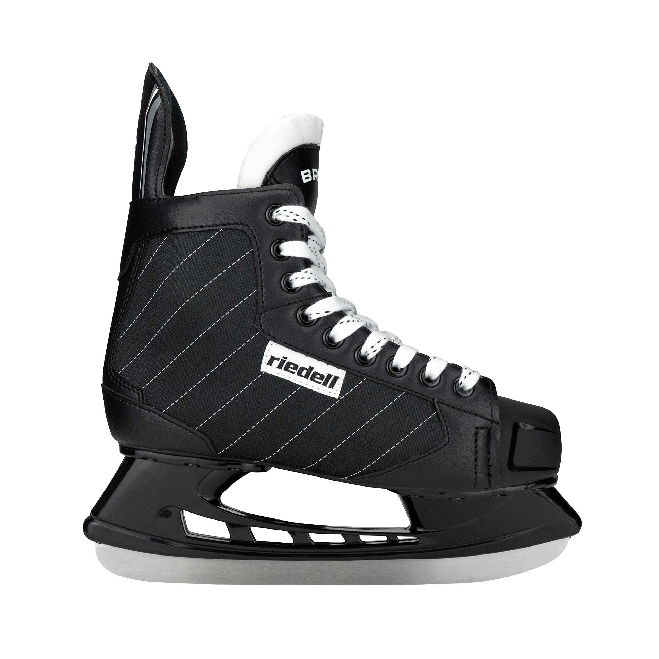 Riedell Bruin Recreational Hockey Ice Skates - Comfortable Figure Skates for Men & Women - Perfect for Ice Rink, Outdoor Skating & Hockey Practice