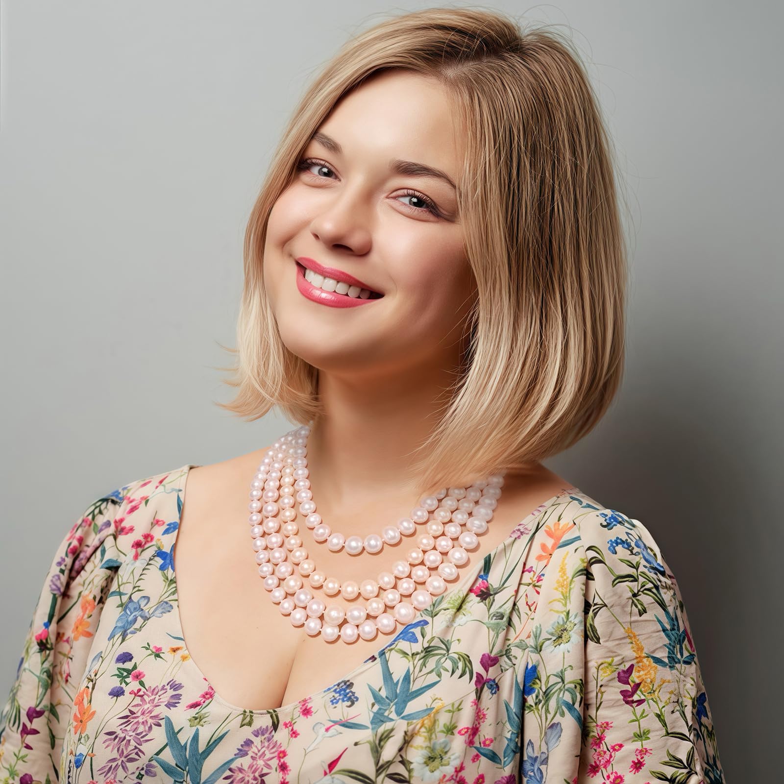 11-12mm Natural White Freshwater Pearl Necklace for Women - 18/20/22/24 Inch Genuine Cultured Pearls with 925 Sterling Silver Clasp - Elegant Jewelry Gift for Mom, Grandmother - Perfect for Weddings, Anniversaries & Special Occasions