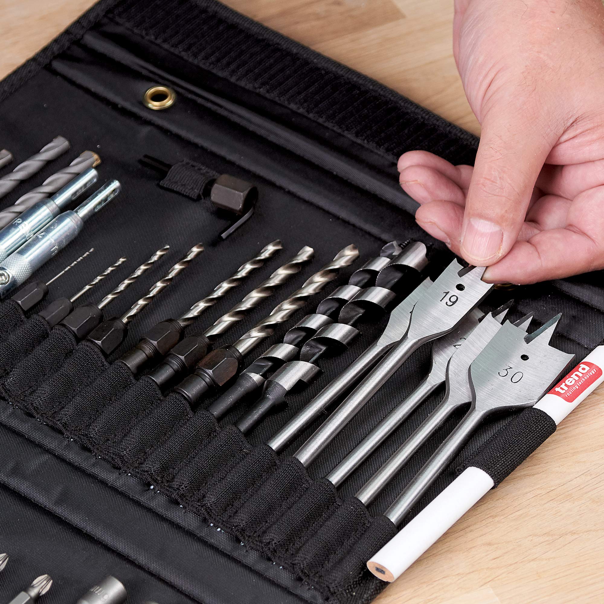60-Piece Trend Snappy Complete Drill Bit and Tool Set - Quick Release Drilling & Screwing Tools for DIY, Home Improvement & Professional Use - Perfect for Woodworking, Metalworking & Construction Projects