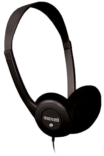 Maxell HP 100 Stereo Headphones for School & Online Learning - Noise Isolating Comfort Fit (6-Pack, 12-Pack, 24-Pack Options) - Perfect for Classrooms, Homeschooling & Remote Education