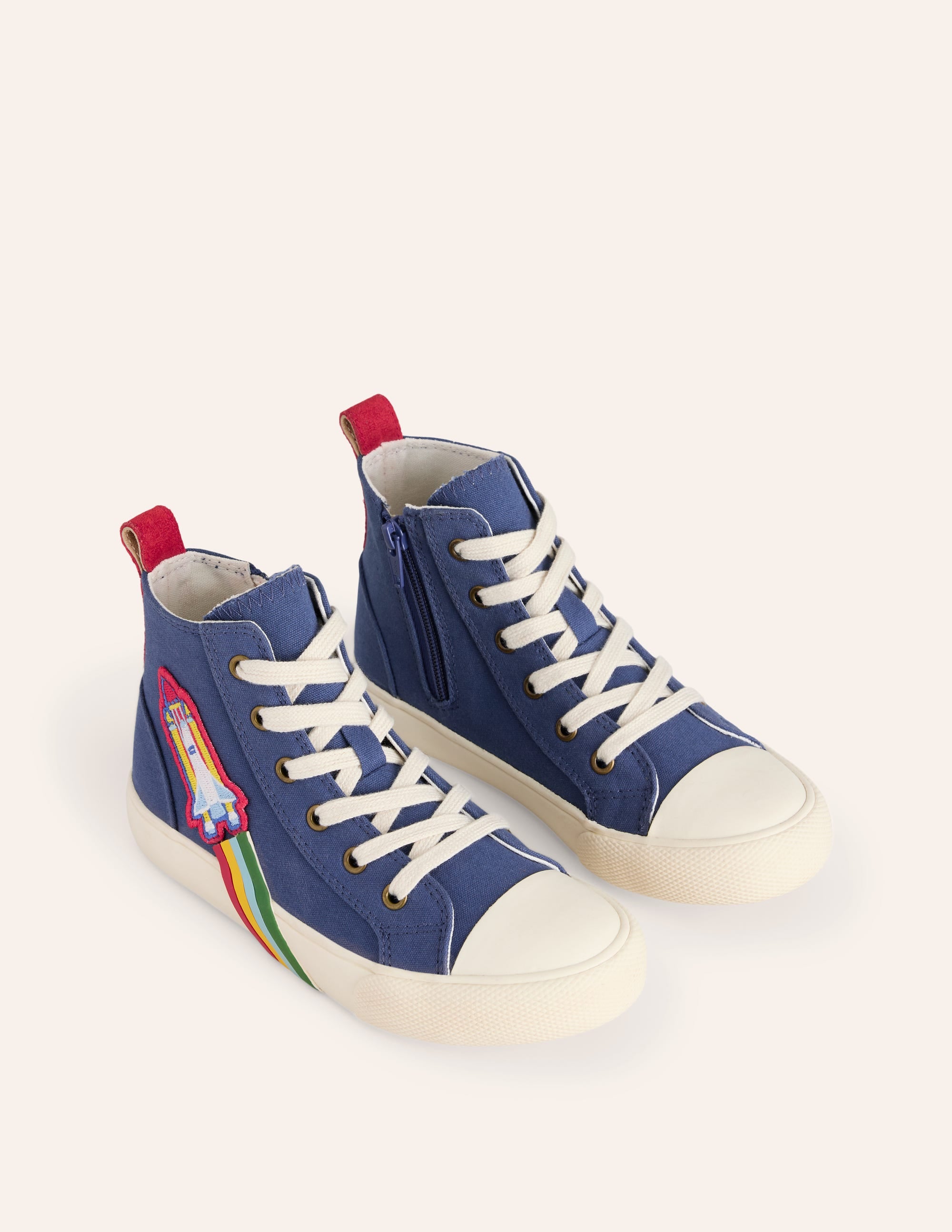 Starboard Rocket Canvas High Top Sneakers - Lightweight & Comfortable for Casual Wear, Skateboarding & Street Style
