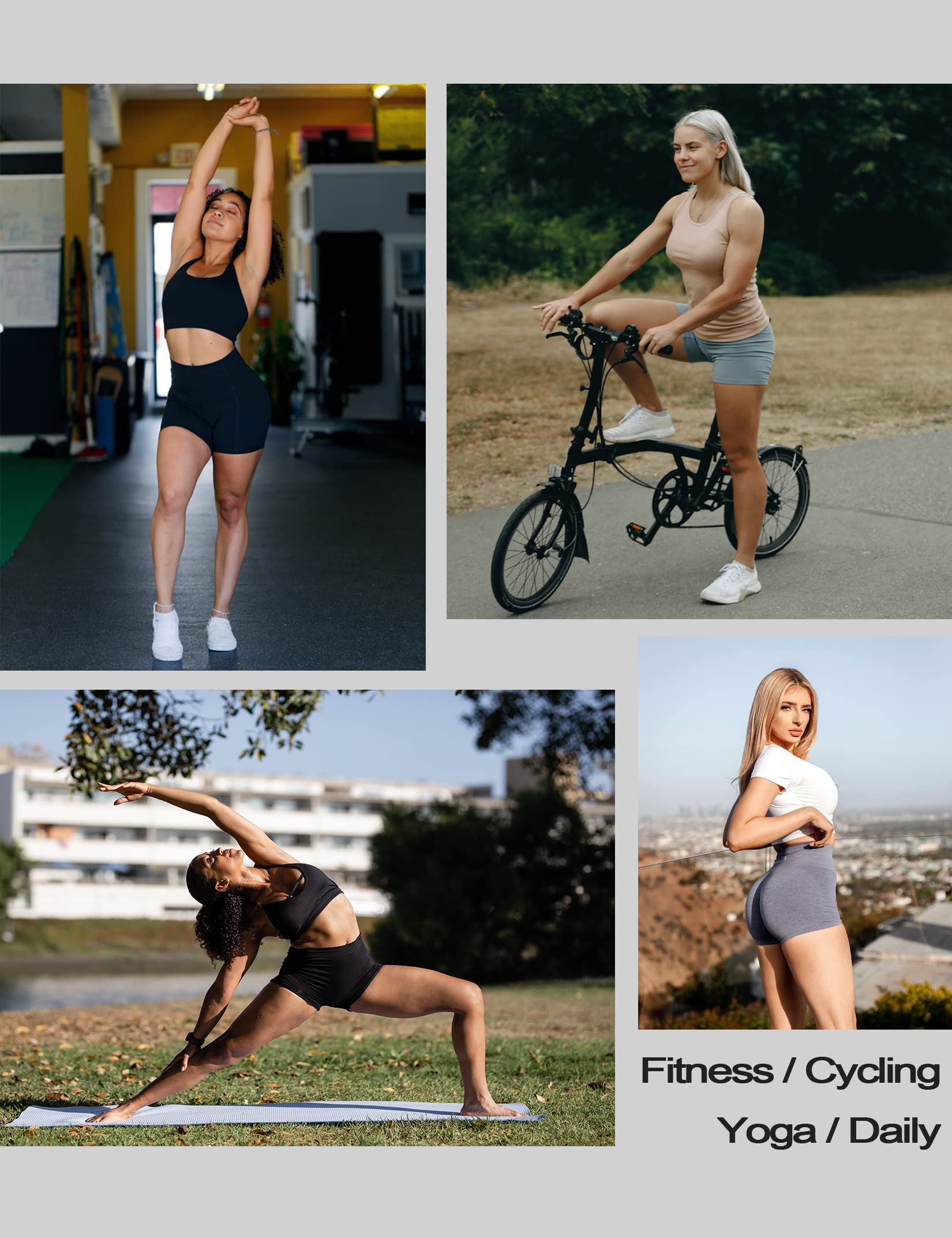 KOJOOIN Women's High Waist Workout Shorts with Pockets - Breathable Biker Athletic Shorts for Gym, Running, Yoga & Cycling | Perfect for Fitness, Training & Active Lifestyle
