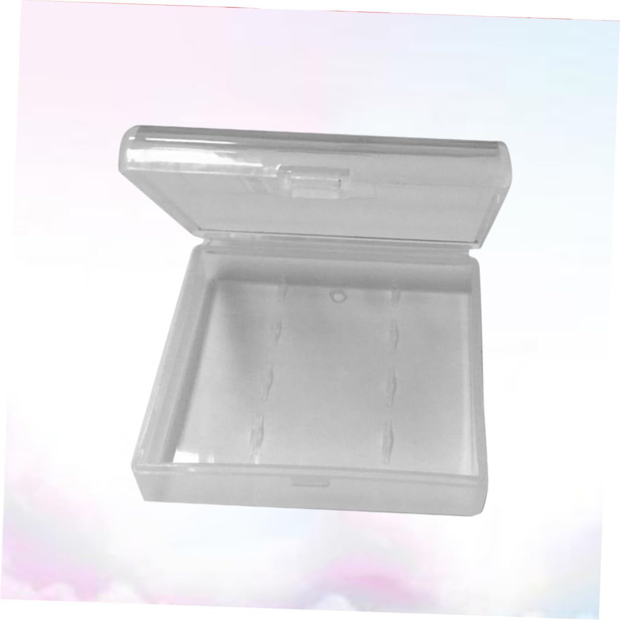 Gadpiparty 2-Pack Clear Plastic AAA Battery Storage Case - Portable Hard Protective Holder for AAA Batteries | Perfect for Travel, Camping & Home Organization