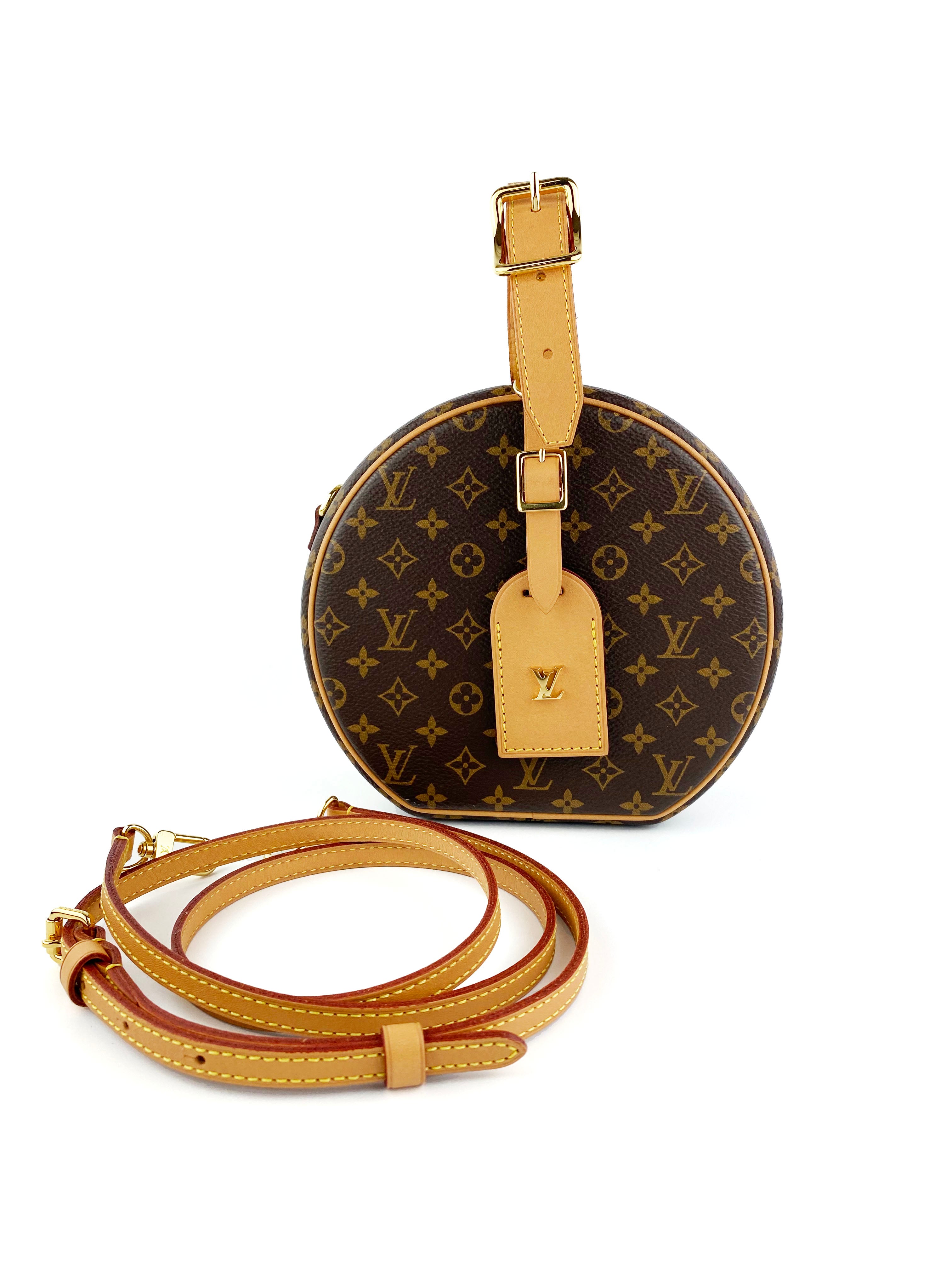 Louis Vuitton Petite Boite Chapeau Bag - Luxury Crossbody Handbag for Women | Perfect for Parties, Date Nights & Special Occasions