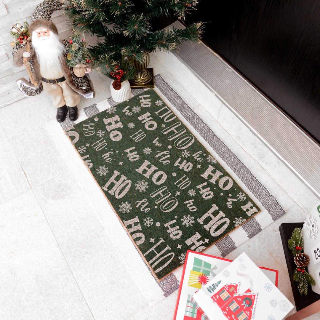 Ho Ho Ho Christmas Decorations - Festive Holiday Home & Party Decor for Xmas Tree, Fireplace, and Office