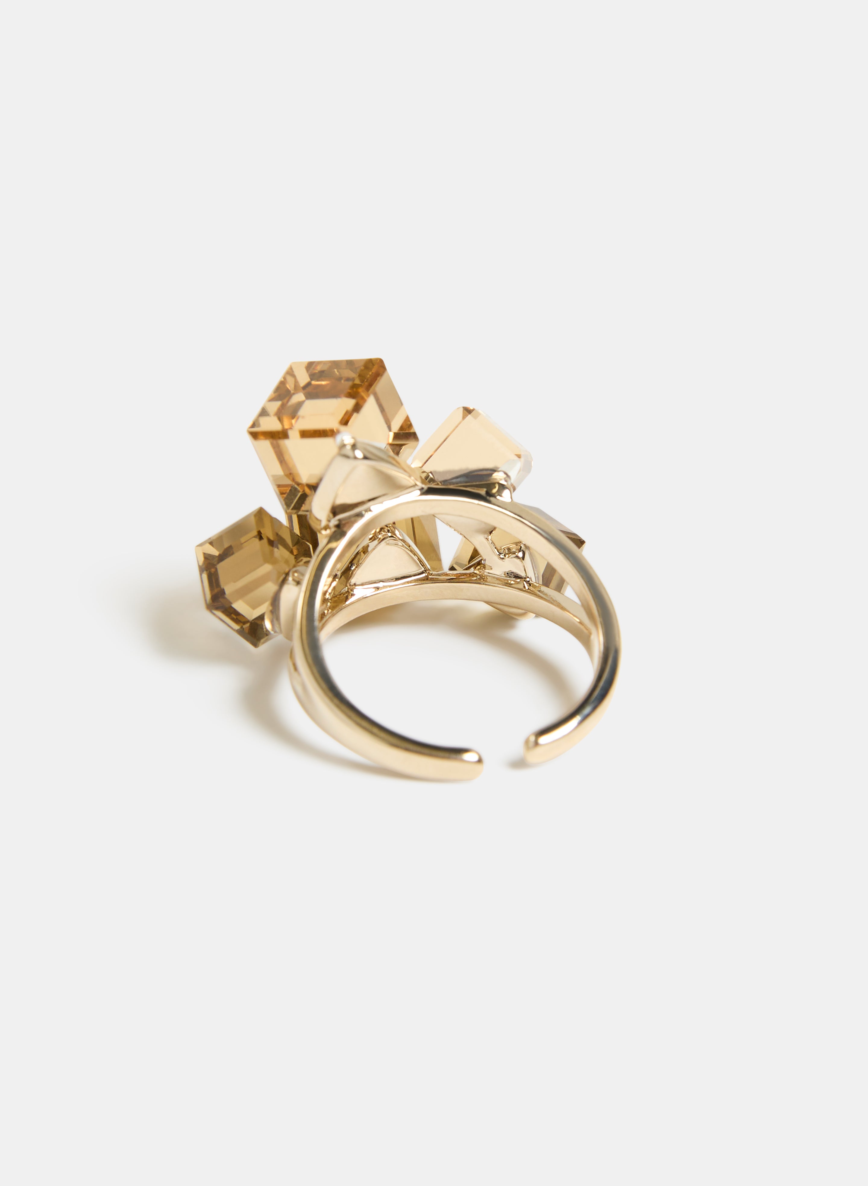 Elegant Cubic Zirconia Cluster Ring for Women - Sparkling Statement Jewelry for Parties, Weddings & Special Occasions