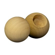 200 Pack Wooden Ball Dowel Caps - Furniture & Cabinet Finishing Plugs for DIY Projects, Home Decor, and Woodworking (1/4