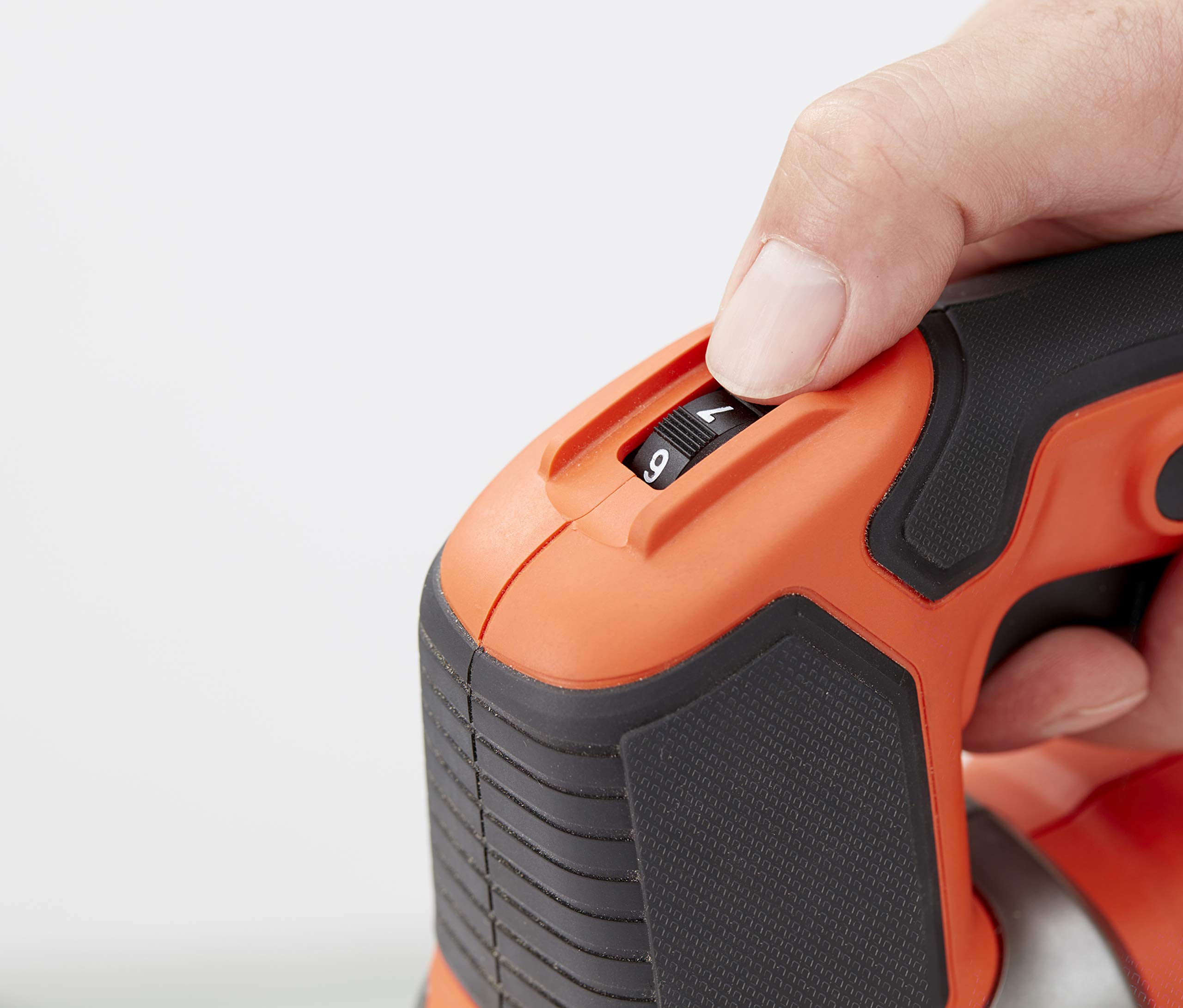 BLACK+DECKER BES610K-QS 650W Jigsaw with 1000-3100 CPM Speed, 19mm Cutting Length, 45°/45° Bevel Cutting, Tool-Free Blade Change - Perfect for Woodworking, Metal Cutting & DIY Home Projects