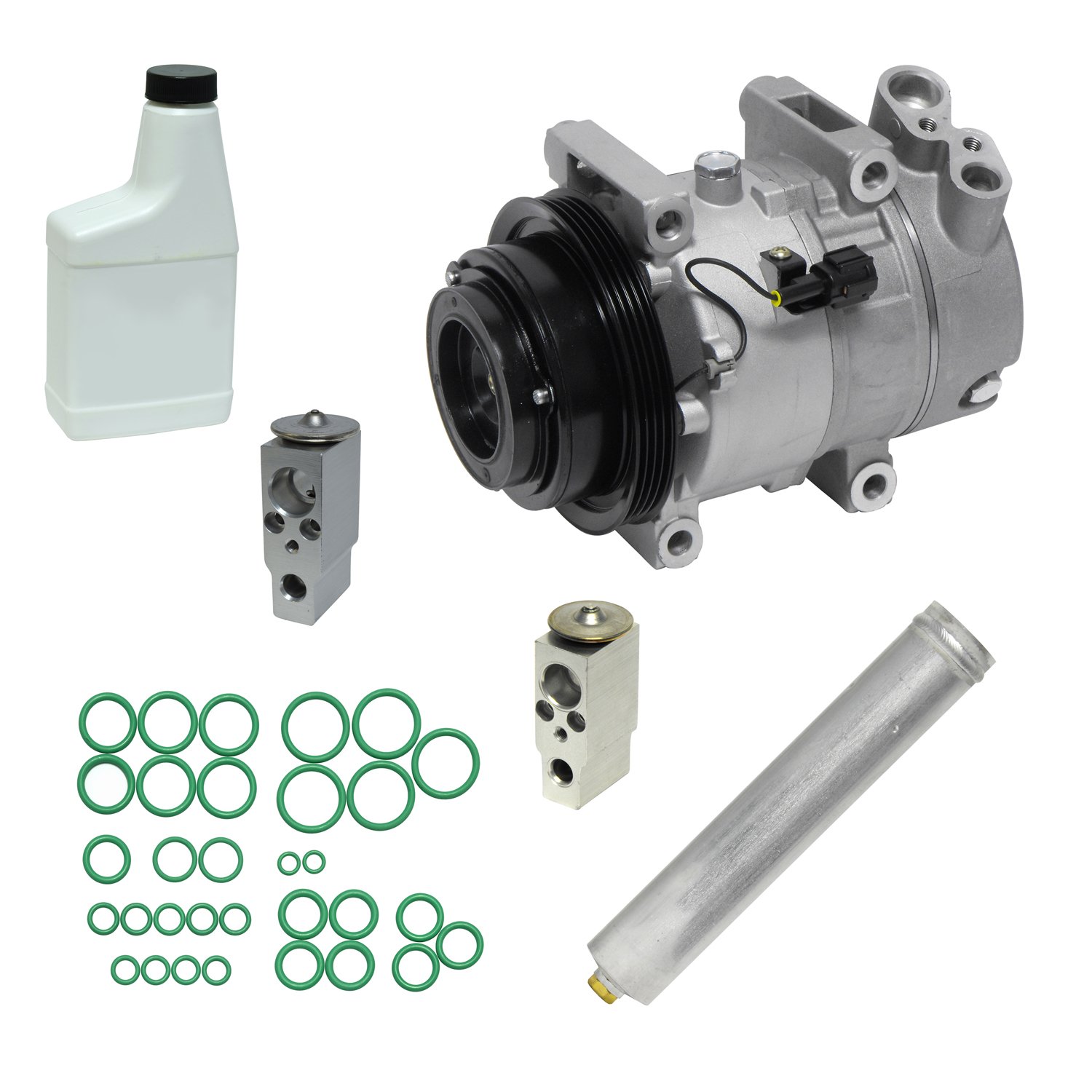UAC KT 5063 A/C Compressor and Component Kit - Replacement for Car AC System - Perfect for Automotive Air Conditioning Repair & Maintenance