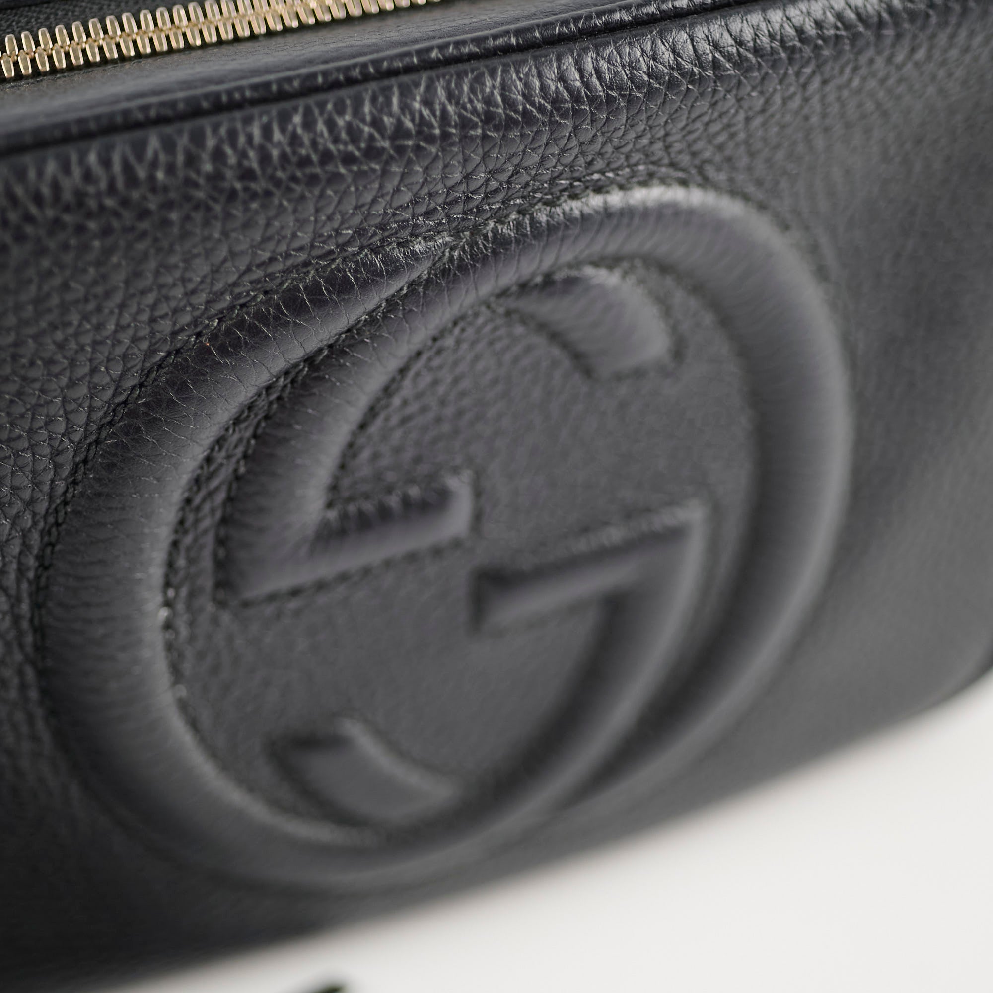 Gucci Disco Crossbody Bag for Women - Black Leather Shoulder Bag Purse | Fashionable Everyday Handbag for Work, Travel & Night Out