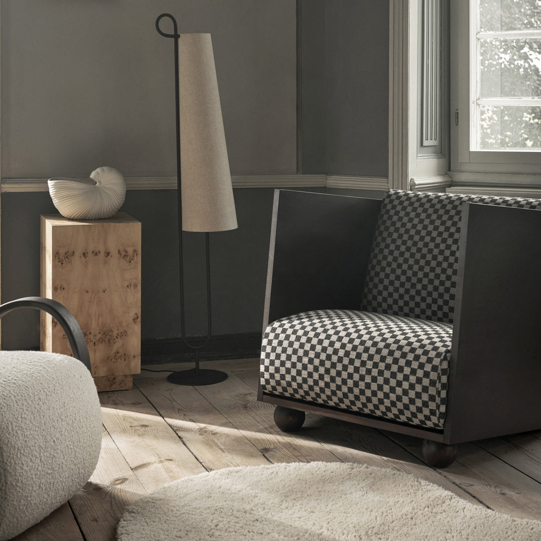 Ancora Modern Floor Lamp for Living Room - Adjustable Brightness LED Standing Light with Remote Control - Perfect for Reading, Bedroom, Office, and Home Decor