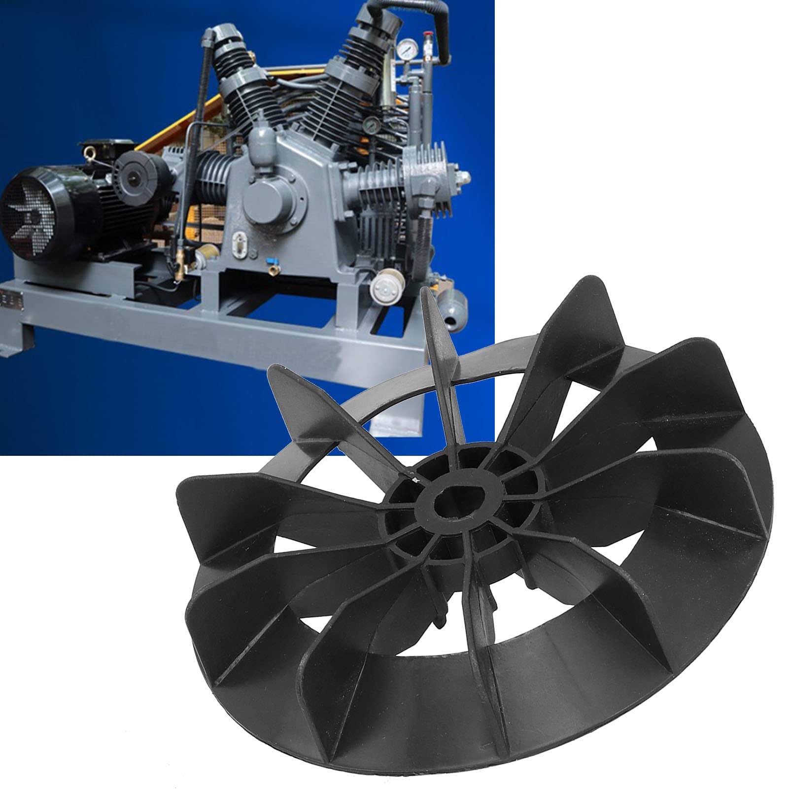 Ultra-Quiet Small Air Compressor Fan Blade - Compact & Portable Design with Easy Installation | Low Noise Cooling Solution for Home Workshops, Garages & DIY Projects