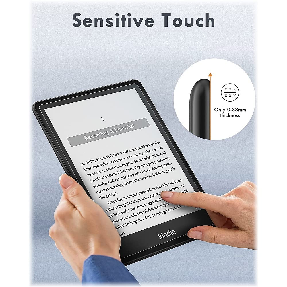 Kindle Paperwhite Tempered Glass Screen Protector - Clear HD for Reading & Travel