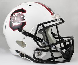 Riddell South Carolina Gamecocks Deluxe Replica Speed Football Helmet - Medium, Black, Unisex Adult Collectible for Fans, Display & Game Day Support