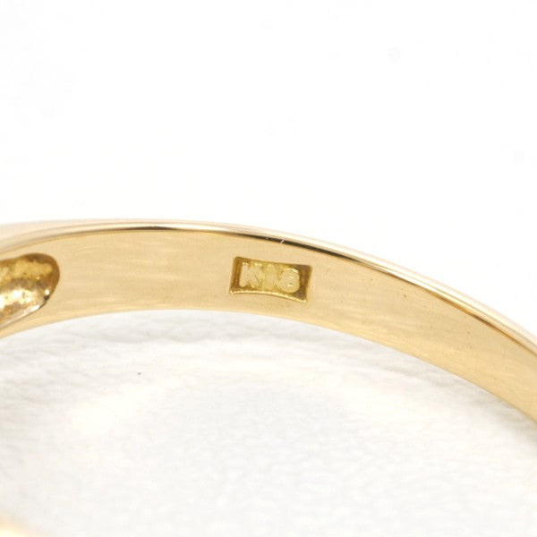 18K Yellow Gold Pearl Ring - 7.5mm Cultured Pearl Vintage Jewelry for Women - Perfect for Weddings, Anniversaries & Special Occasions