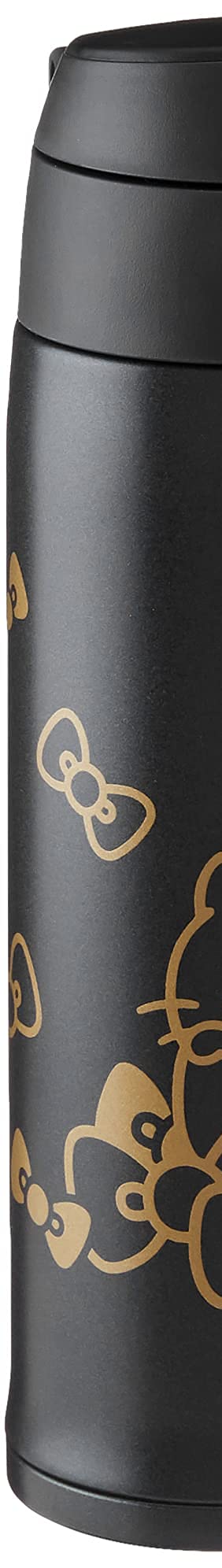 Zojirushi SM-TA48KTBA 16oz Stainless Steel Vacuum Insulated Travel Mug - Hello Kitty Black Design | Keeps Drinks Hot/Cold for Hours | Perfect for Coffee, Tea, Office & Commuting