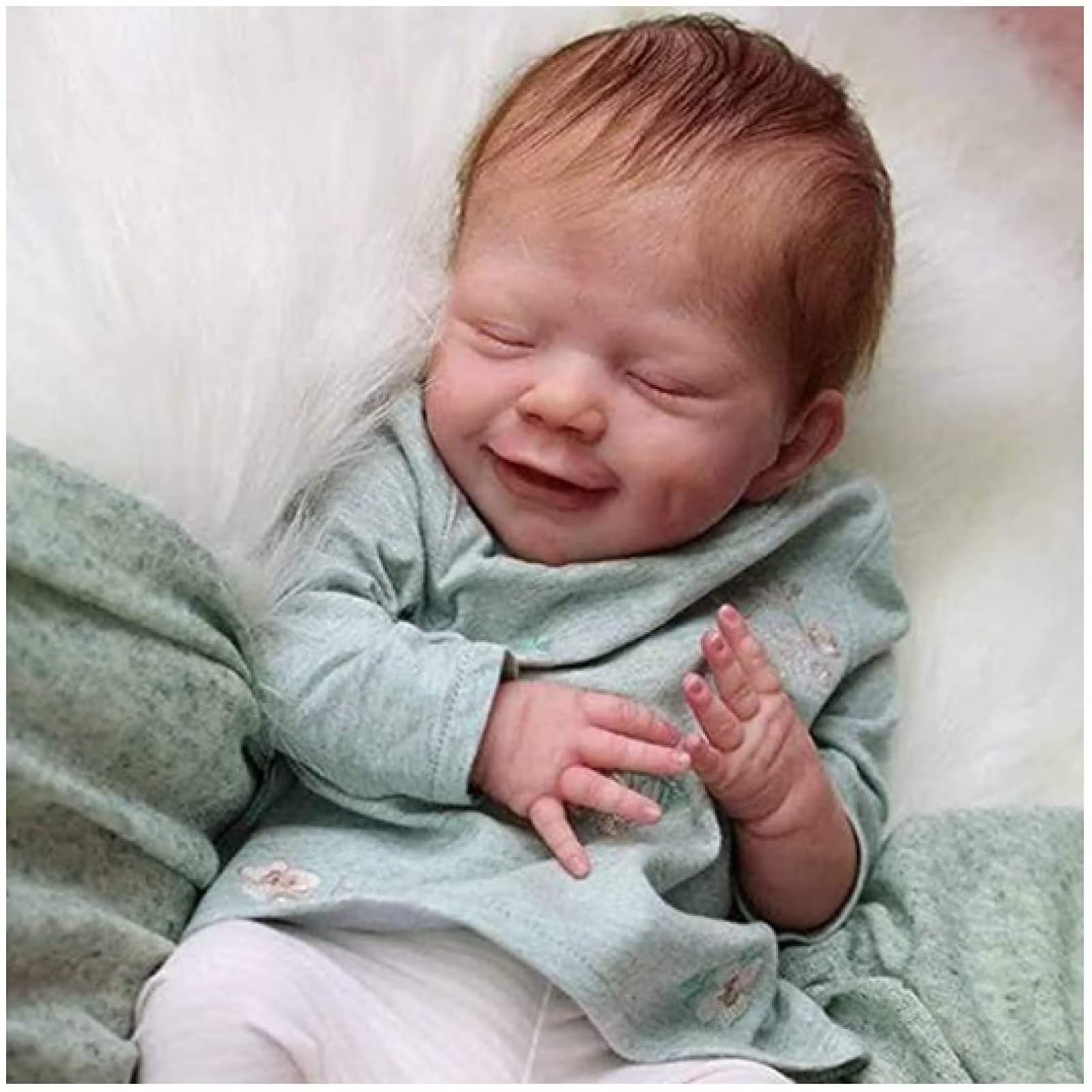 19 Inch Realistic Reborn Baby Doll - Lifelike Newborn Girl Doll with Clothes & Toy Accessories | Perfect Birthday Gift for 3 Year Old Girls | Great for Role Play, Nursery Decor & Collectibles
