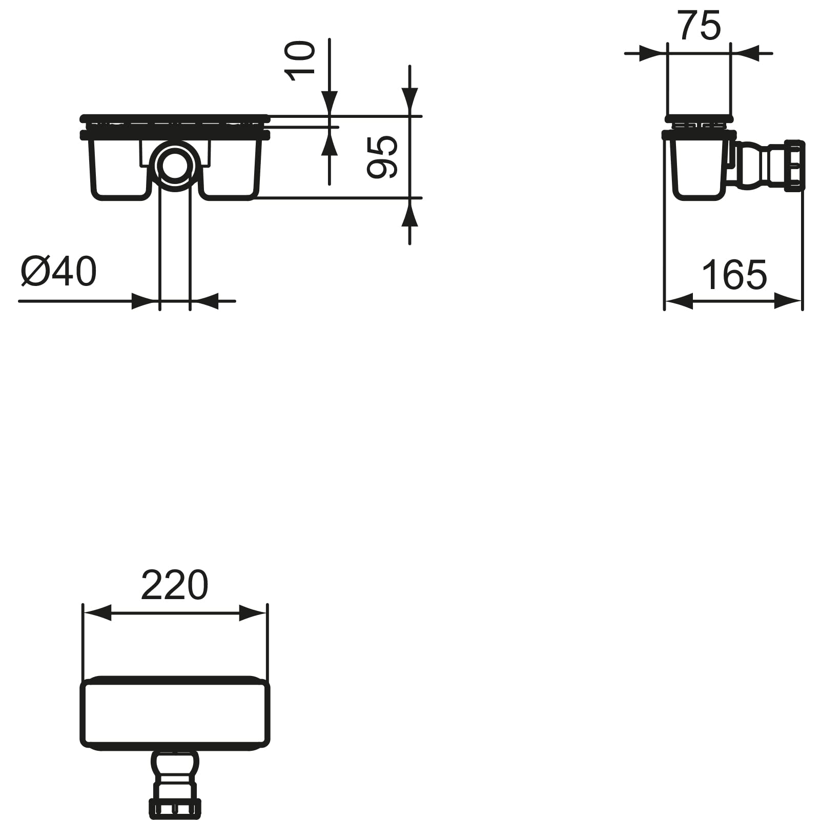 Ideal Standard T4493AA Ultraflat Shower Waste Drain in Chrome - Sleek Design for Modern Bathrooms & Showers