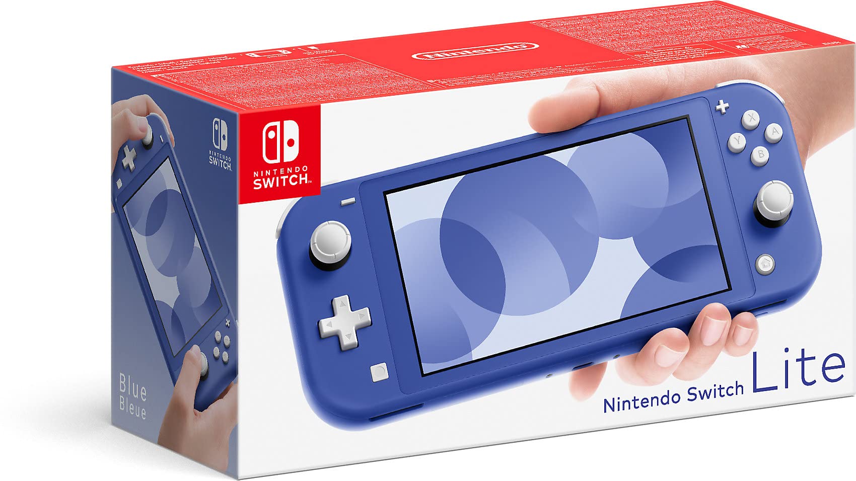 Nintendo Switch Lite - Blue Handheld Gaming Console for Kids & Adults - Play Anytime, Anywhere - Perfect for Travel, Commuting & Home Entertainment