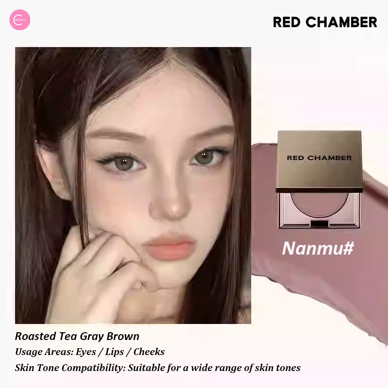 RED CHAMBER Floral Life Multi-Purpose Lip & Cheek Balm - Natural Tinted Moisturizer for Dry Lips & Blush | Perfect for Everyday Makeup & On-The-Go Touch Ups