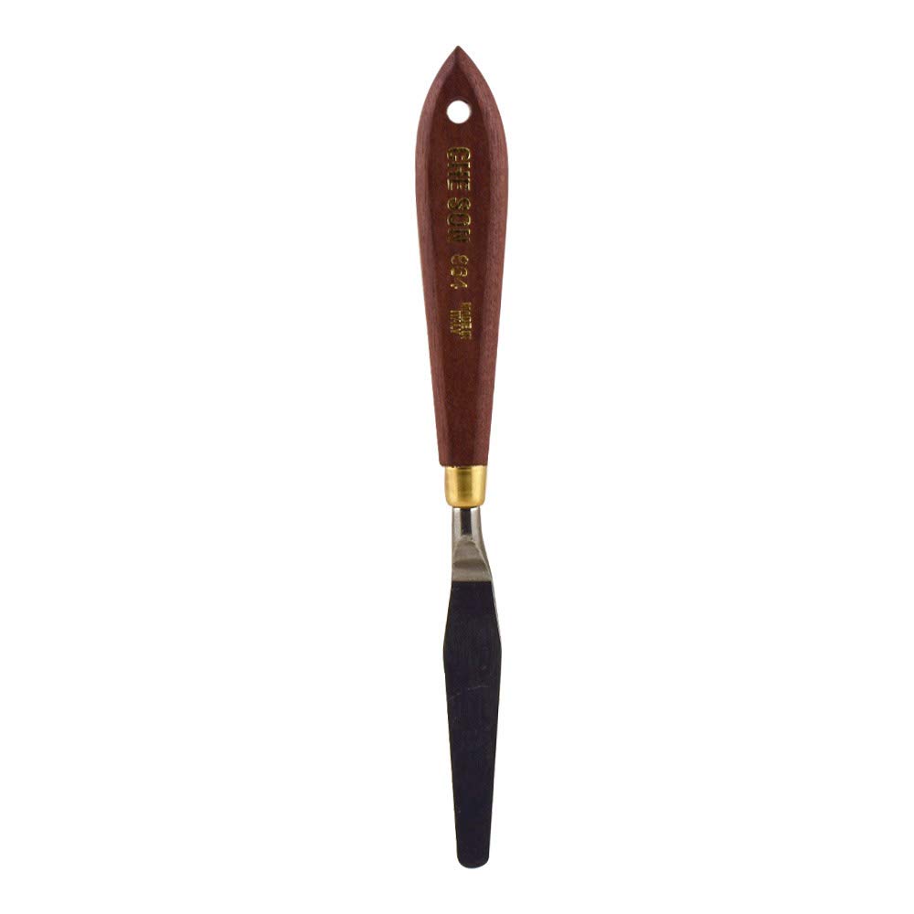 Professional 3.5 Inch Offset Painting Knife 864 - Perfect for Oil & Acrylic Painting, Canvas Art, Texture Creation & DIY Crafts