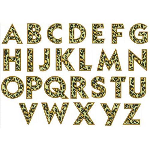 LEOPARD ALPHABET CAPS1