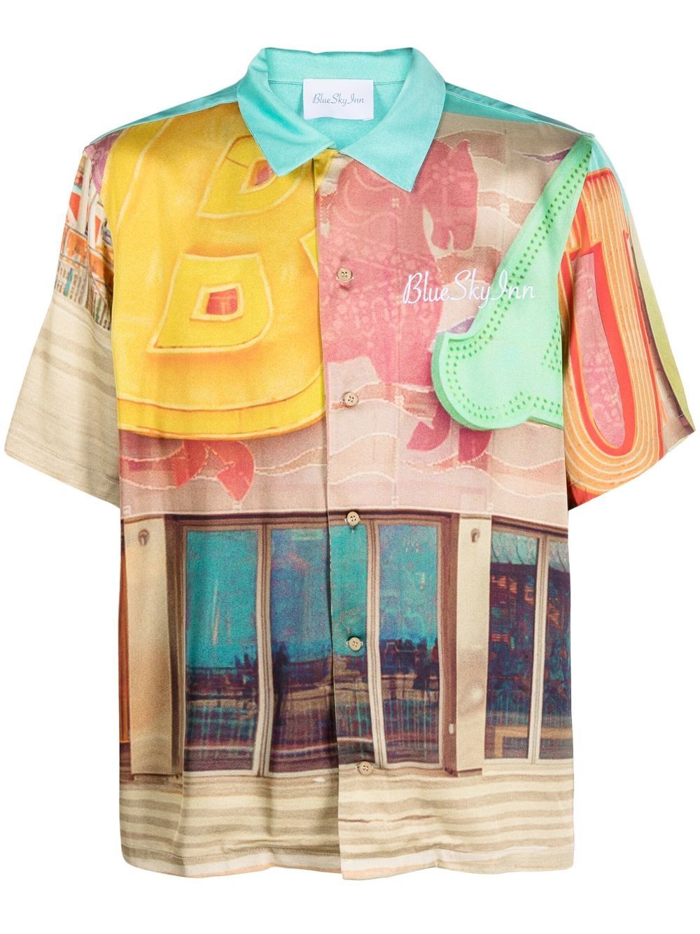 BLUE SKY INN Colorful Casual Shirts for Men & Women - Comfortable Cotton Tees for Everyday Wear, Outdoor Activities, and Travel