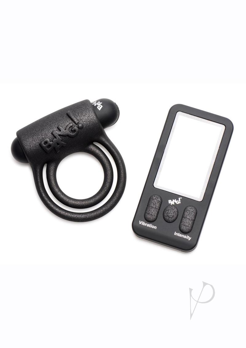 Premium 25x Silicone Cock Ring with Wireless Remote Control - Black | Adjustable Stretchy Penis Ring for Enhanced Pleasure & Performance | Perfect for Couples Play, Solo Use & BDSM Scenes