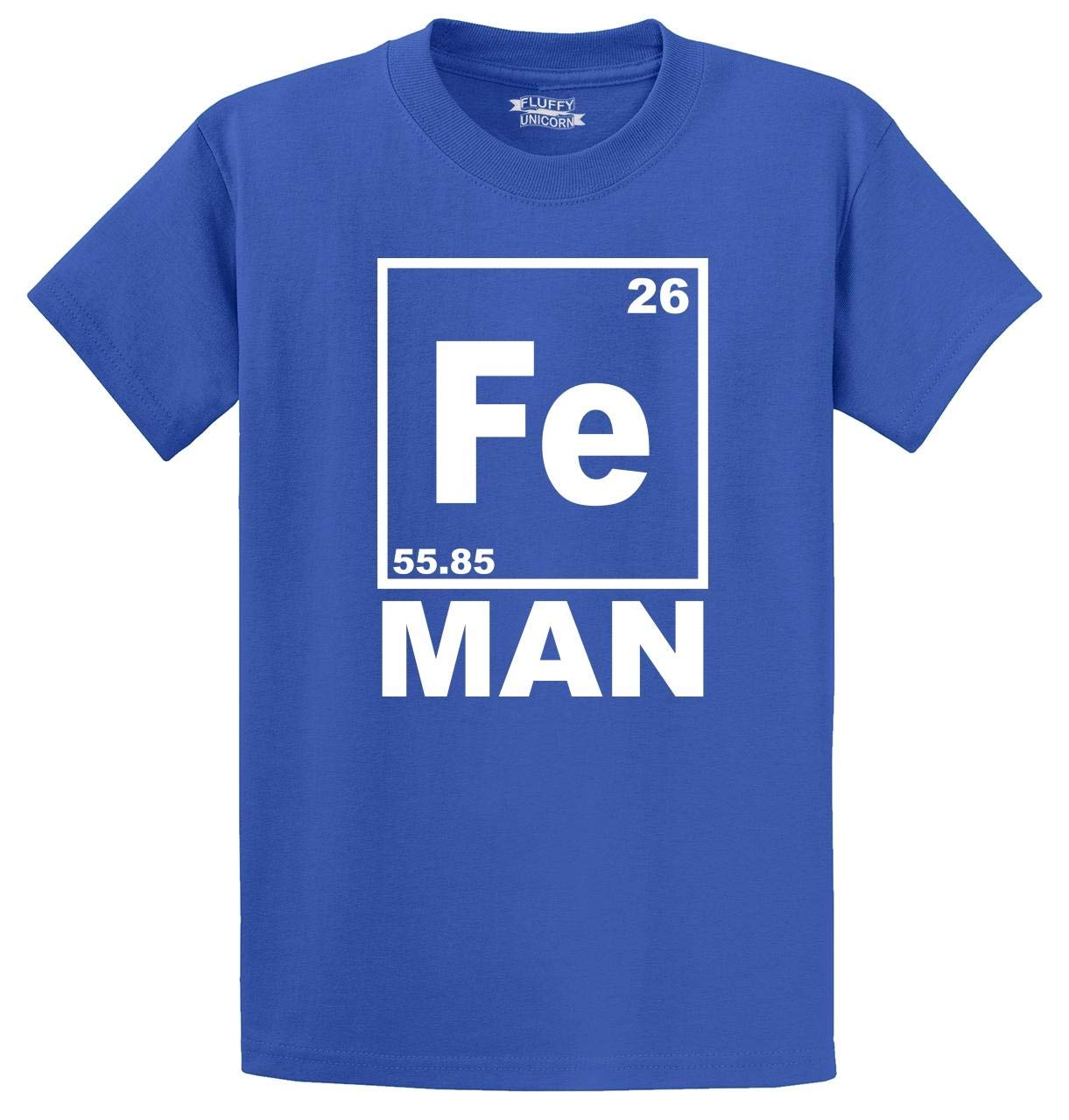 Funny Iron Man Chemistry Periodic Table T-Shirt for Men | Comical Science Geek Tee | Perfect for Marvel Fans, Cosplay & Gifts