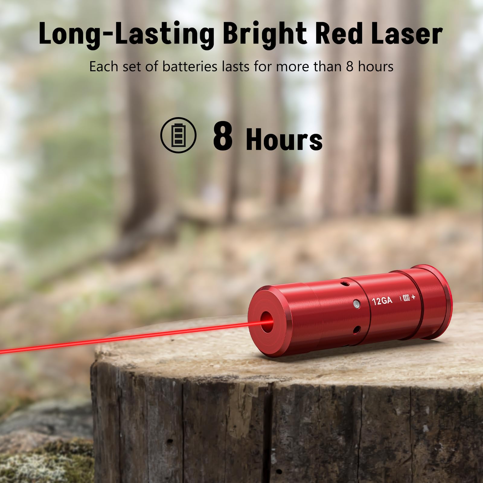 MidTen Bore Sight Laser for 223 5.56mm, 9mm & 12 Gauge - Precision Gunsight Tool with Extra Batteries | Perfect for Rifle, Pistol & Shotgun Sight Alignment at Home or Range