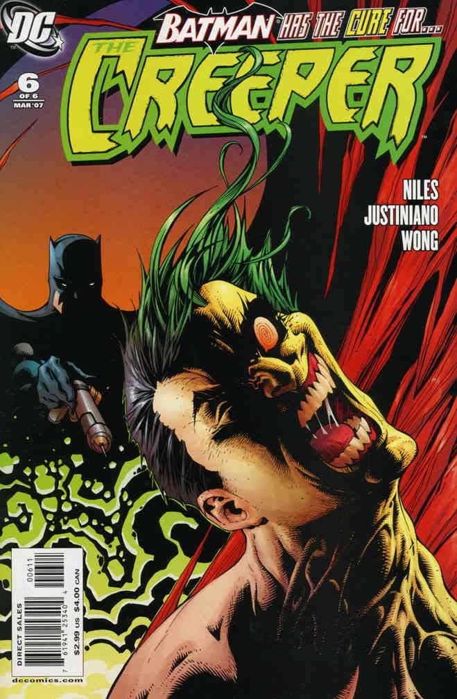 The Creeper (2nd Series) #6 VF/NM DC Comics - Steve Niles Batman Final Issue | Rare Collectible for Comic Book Enthusiasts & DC Fans