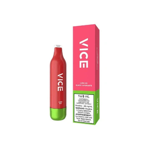 VICE 2500 Puffs Disposable Vape Pen - 6 Pack (Alberta) | Rechargeable & Portable for Travel, Parties, and On-the-Go Vaping