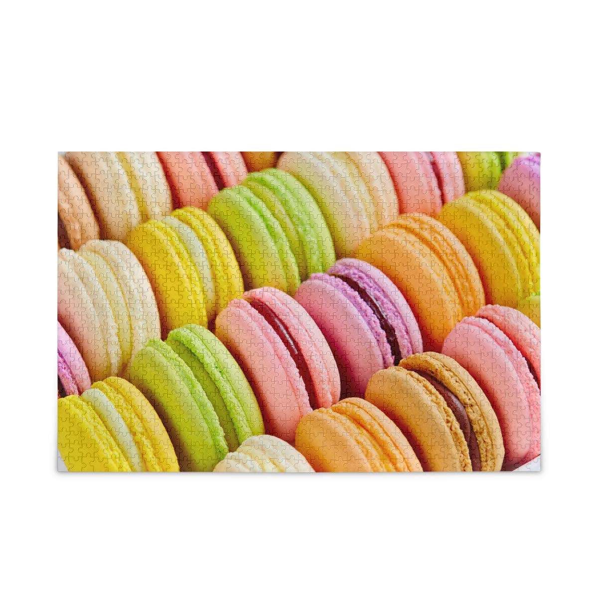 500-Piece French Macarons Jigsaw Puzzle - Fun Family Game & Learning Toy for Kids | Home Decor Gift